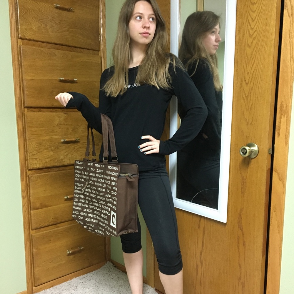 🧞‍♀️HP🧞‍♀️VINTAGE Azok Tote Bag RARE - Picture 2 of 7